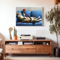 The Playful Cat Poster