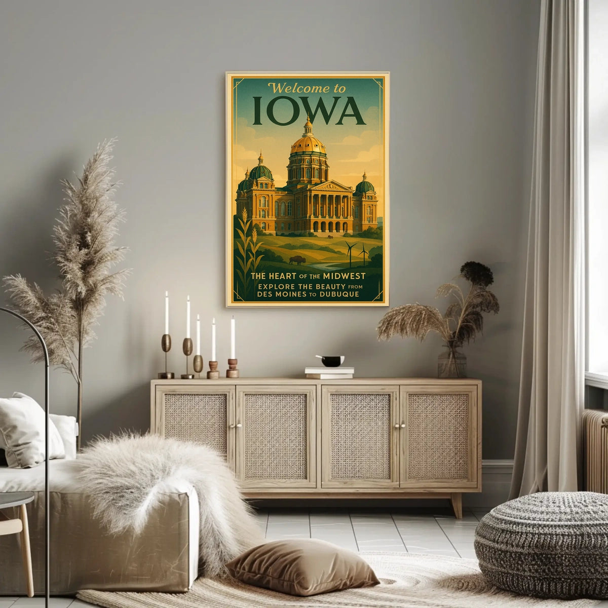 Welcome to Iowa Poster