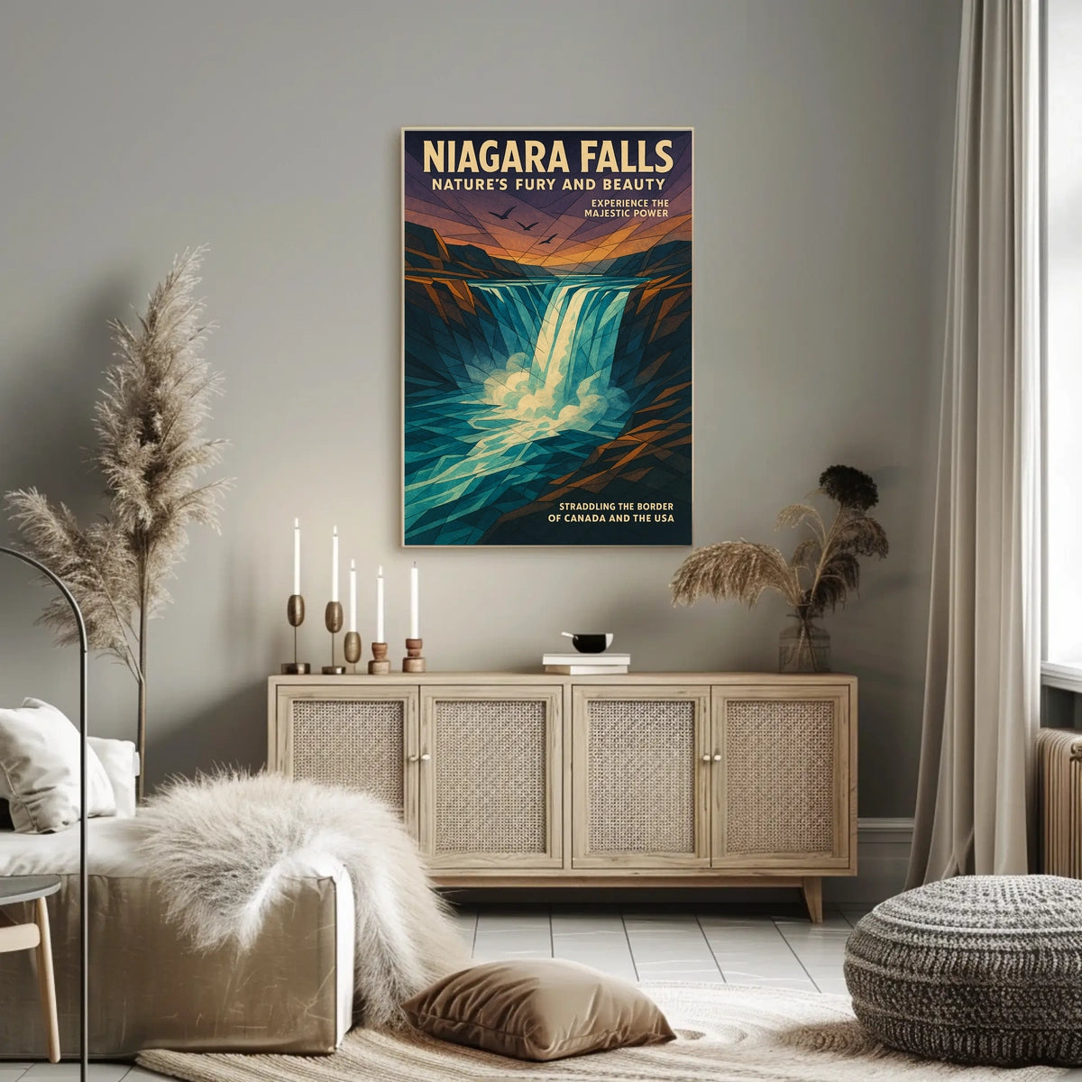Niagara Falls Natures Fury and Beauty Poster