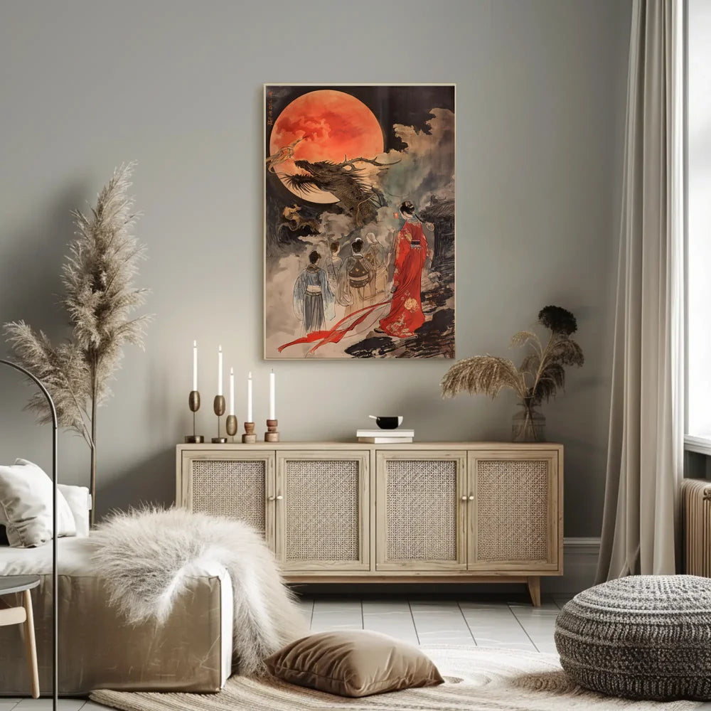 Vintage Urban Landscape Art Deco Poster