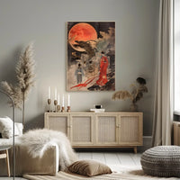 Vintage Urban Landscape Art Deco Poster