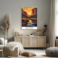 Big Bend Scenic Landscape National Park Poster