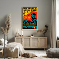 Colorado Sunshine and Elevation Poster