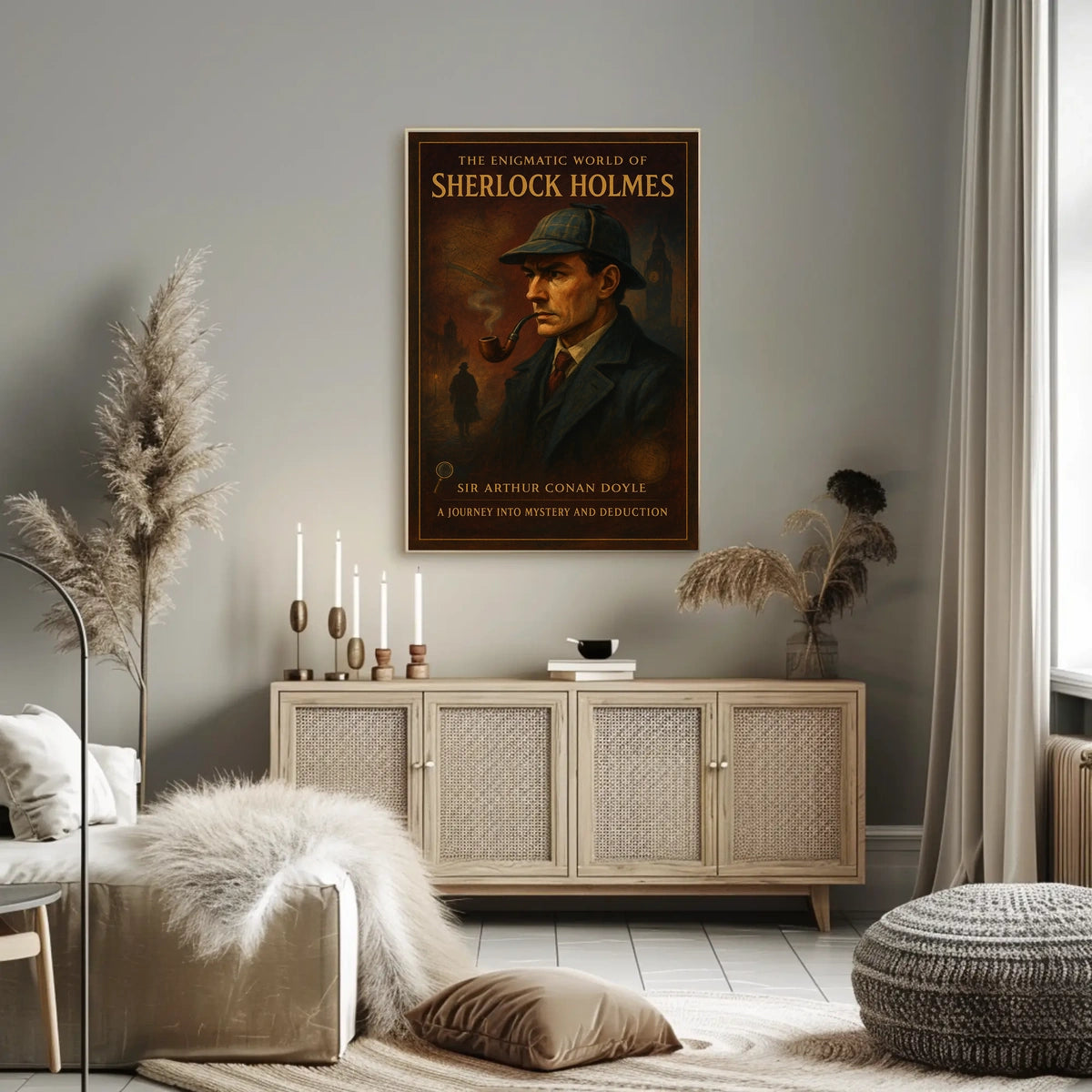 The Enigmatic World of Sherlock Holmes Poster