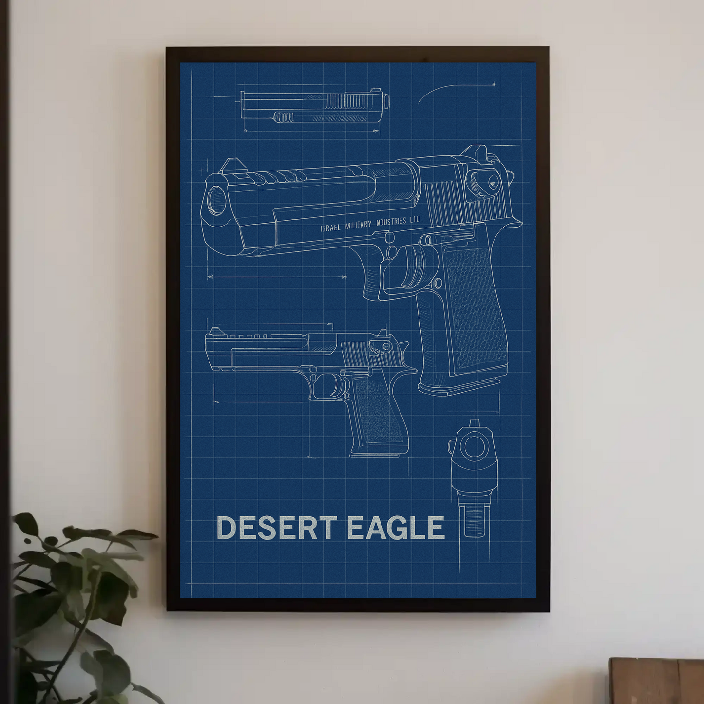 Desert Eagle Technical Blueprint IMIS Poster