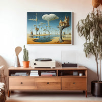 Whimsical Surreal Landscape Art Fantasy or Mythology Poster