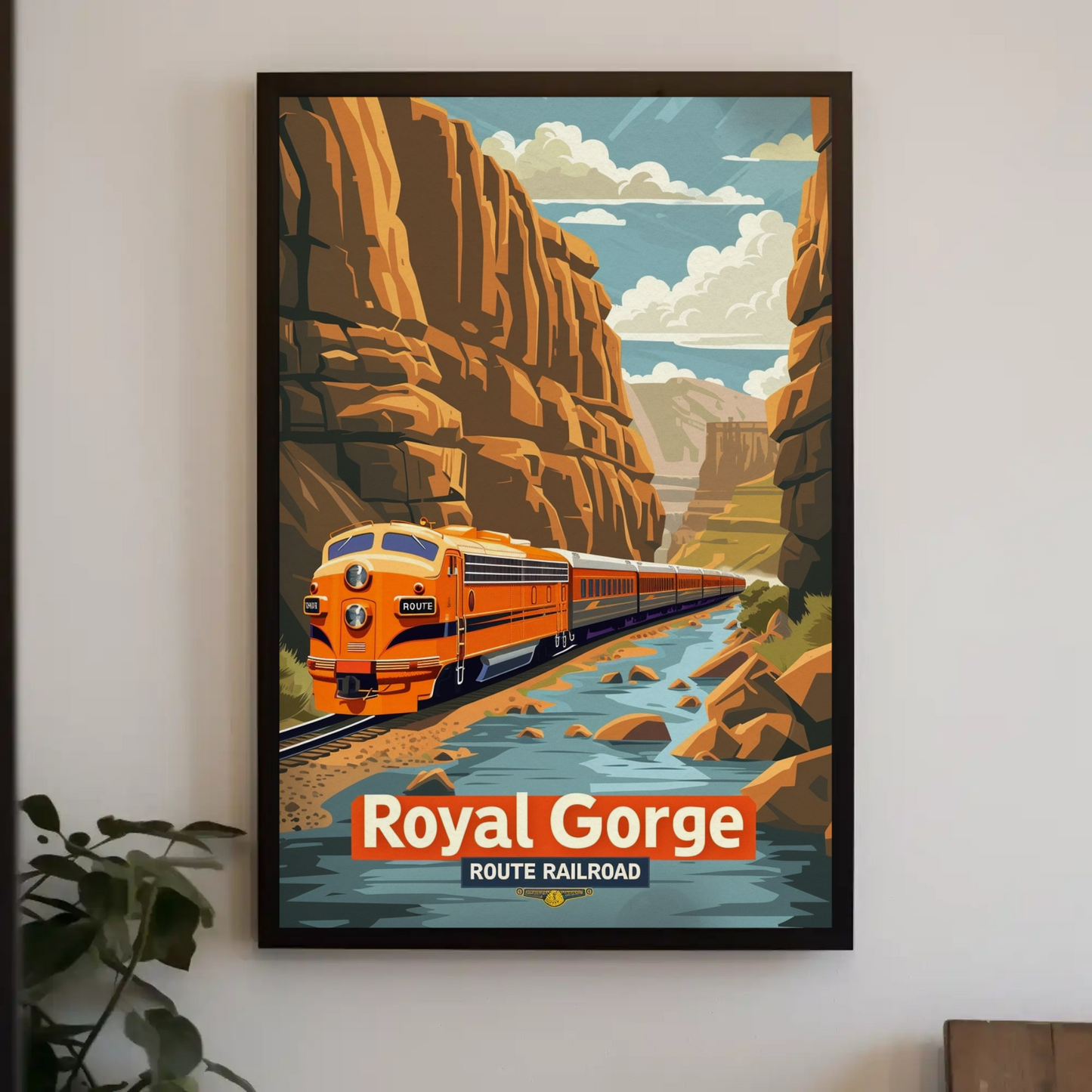 Royal Gorge Route Railroad Canyon Poster Poster