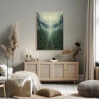 Journey Through The Misty Mountains Poster