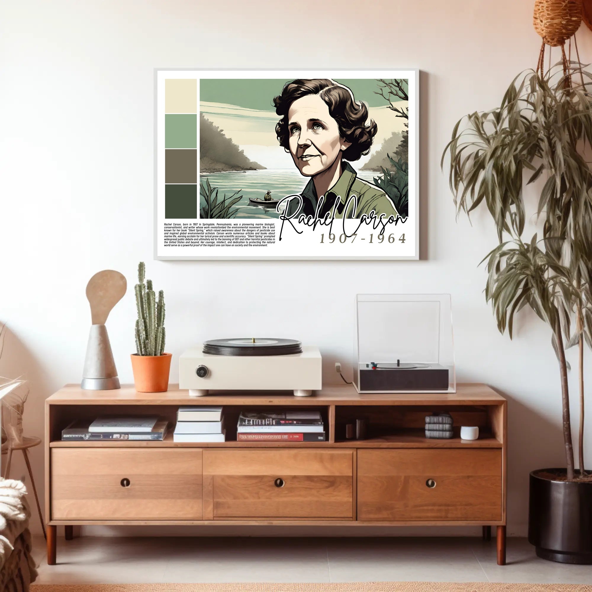 Rachel Carson: Legacy of Environmental Impact Poster
