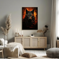The Enigmatic Wolf Poster