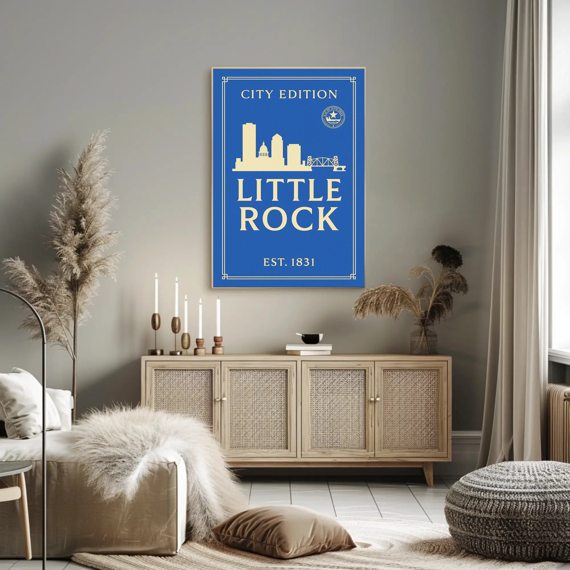 Little Rock City Edition Poster PosterGoat