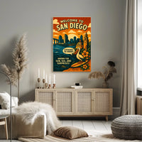 Welcome To San Diego Poster