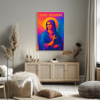 Saint Susanna Illustration Poster