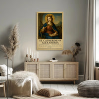 St. Catherine of Alexandria Iconography Heritage Poster