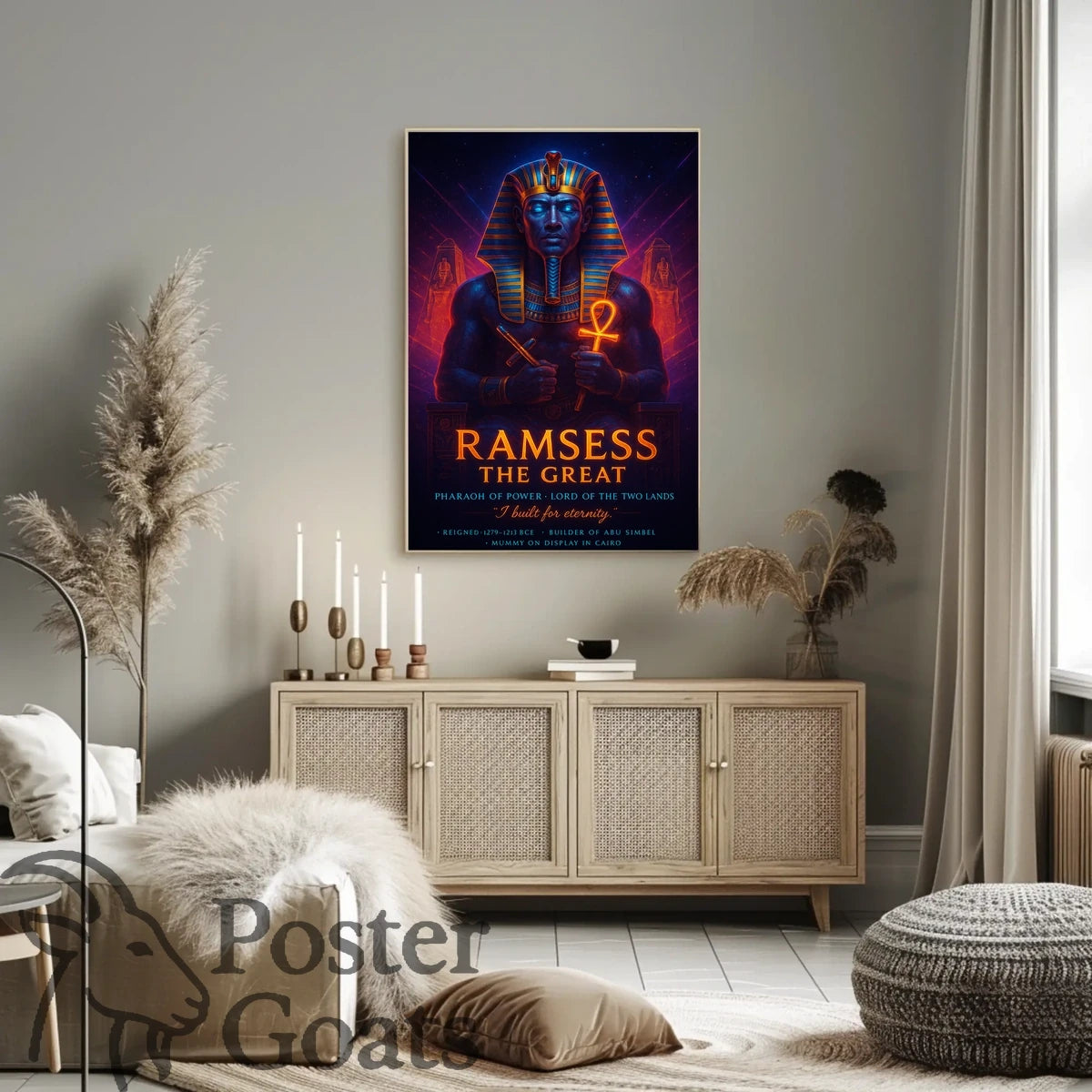 Ramses II Majesty Cultural or Heritage Poster
