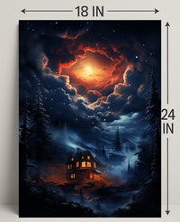 Enchanted Nightscape Poster