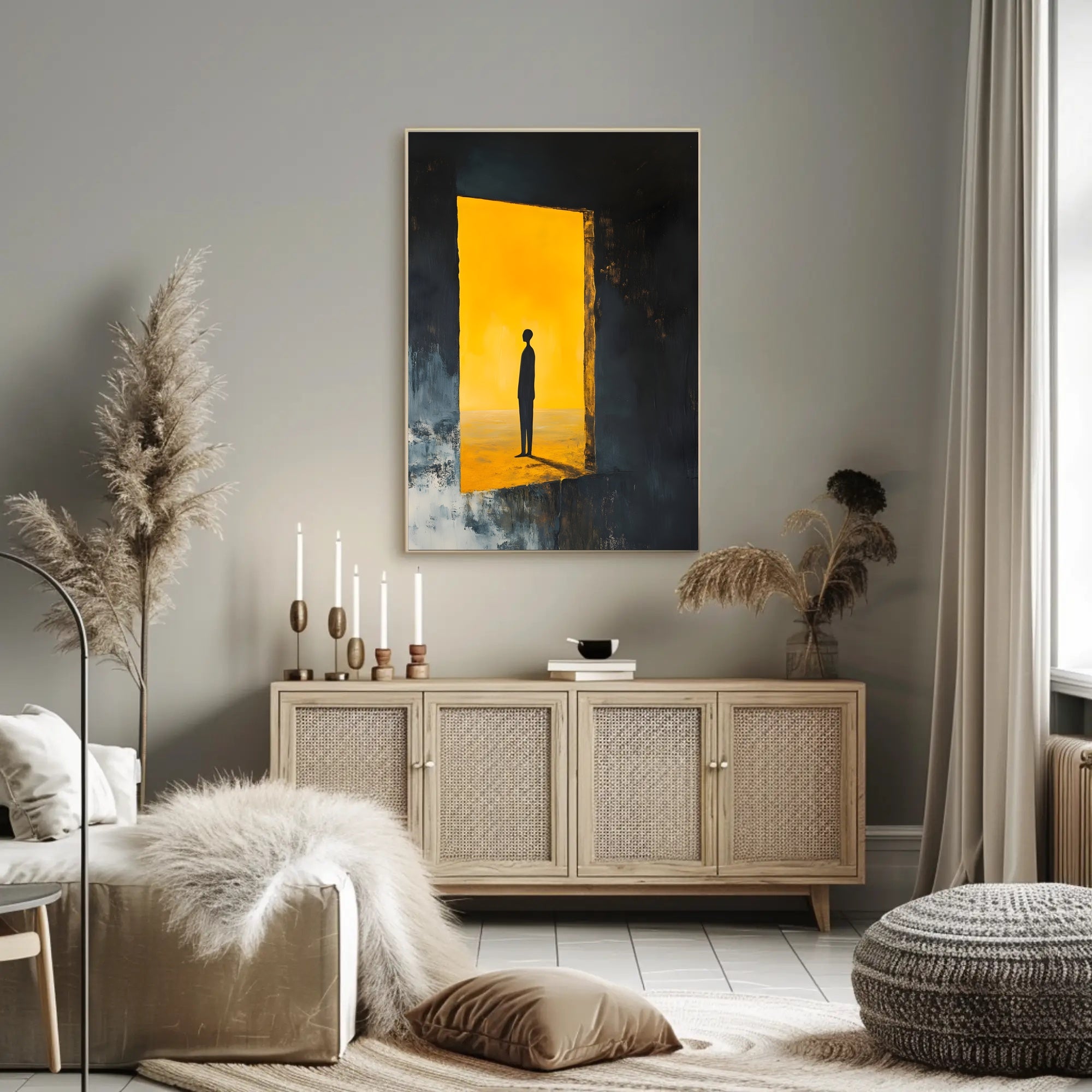 Abstract Silhouette Minimalist Poster Wall Art