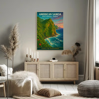 National Park of American Samoa Adventure Poster