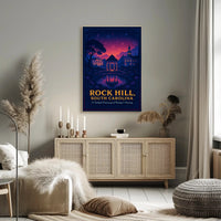 Rock Hill Twilight Dreamscape Poster