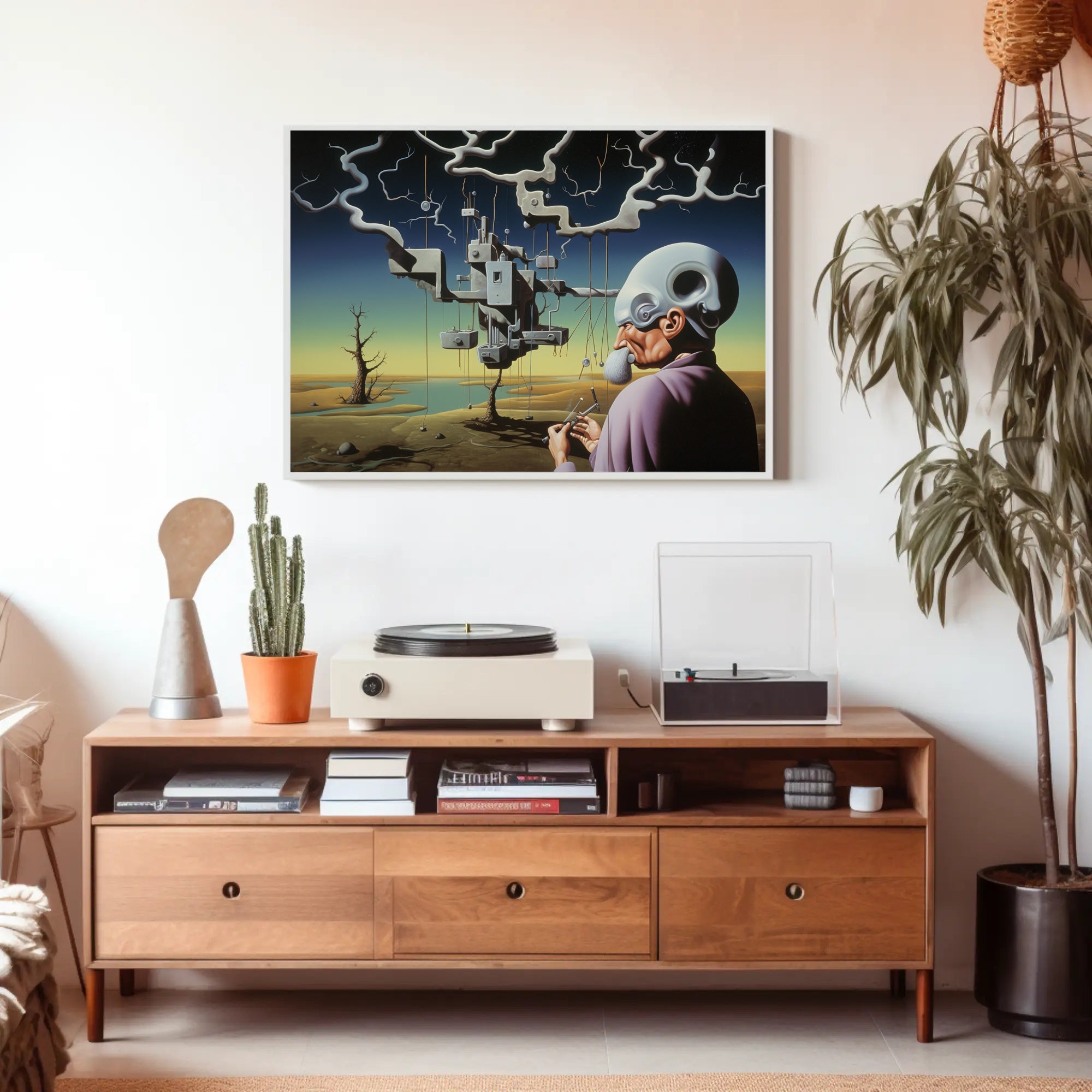 Futuristic Invention Abstract Surreal Art Sci-Fi Poster