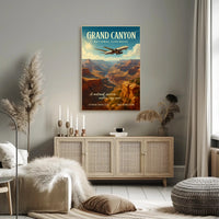 Grand Canyon Adventure Vintage Travel Poster PosterGoat