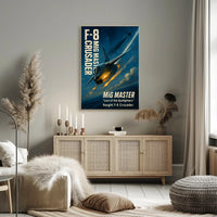 MiG MASTER Vought F-8 Crusader Poster