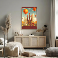 Surreal Skyline Adventure Poster