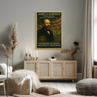 James A. Garfield Portrait Historical or Presidential Poster
