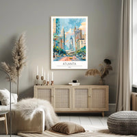 Vibrant Atlanta Cityscape Poster PosterGoat
