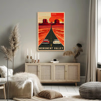 Monument Valley Road Trip Poster