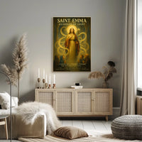 Saint Emma Guardian of Light Poster