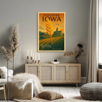 Discover Iowa Poster