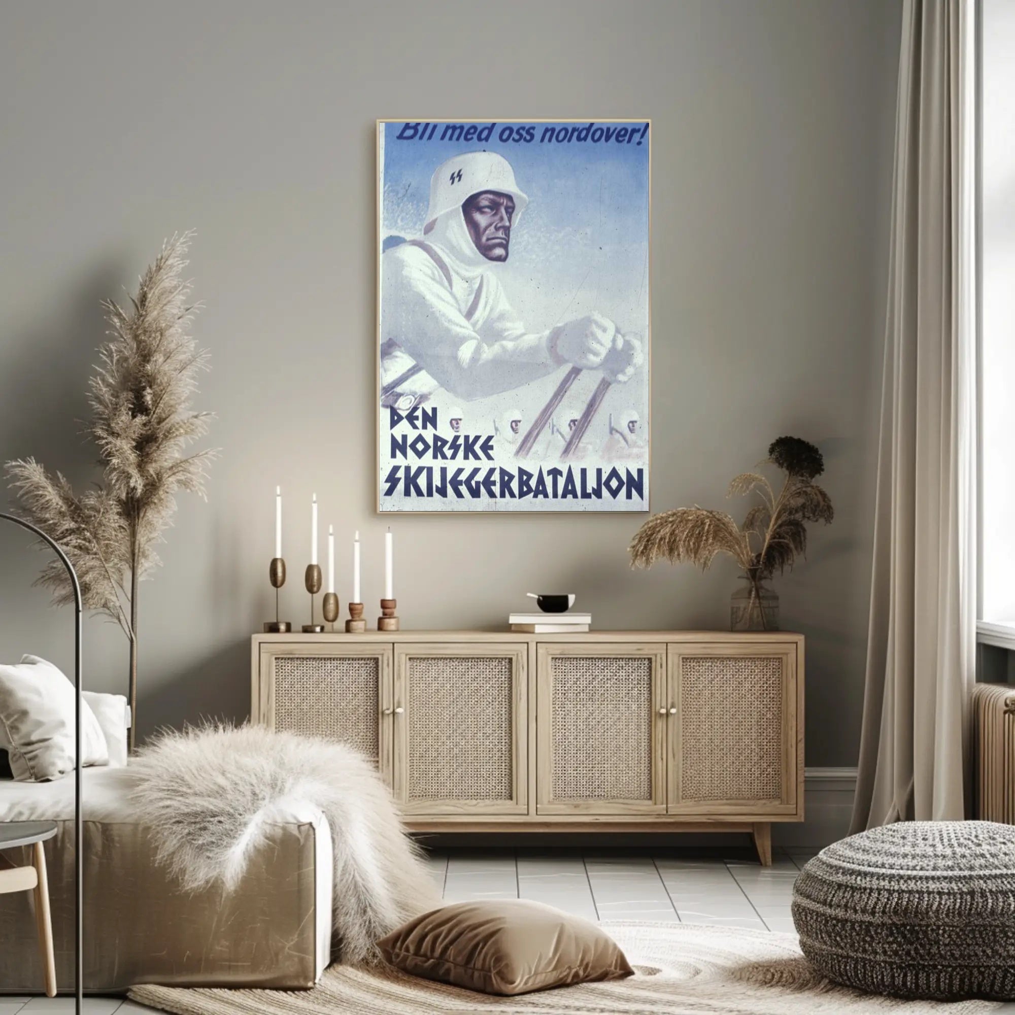 Den Norske Skijegerbataljon Recruitment Poster PosterGoat