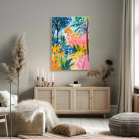 Tropical Jungle Vibe: Abstract, Artistic, or Pop Culture Poster