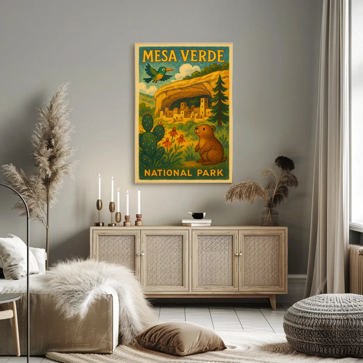 Mesa Verde Scenic Wanderlust Decor Poster