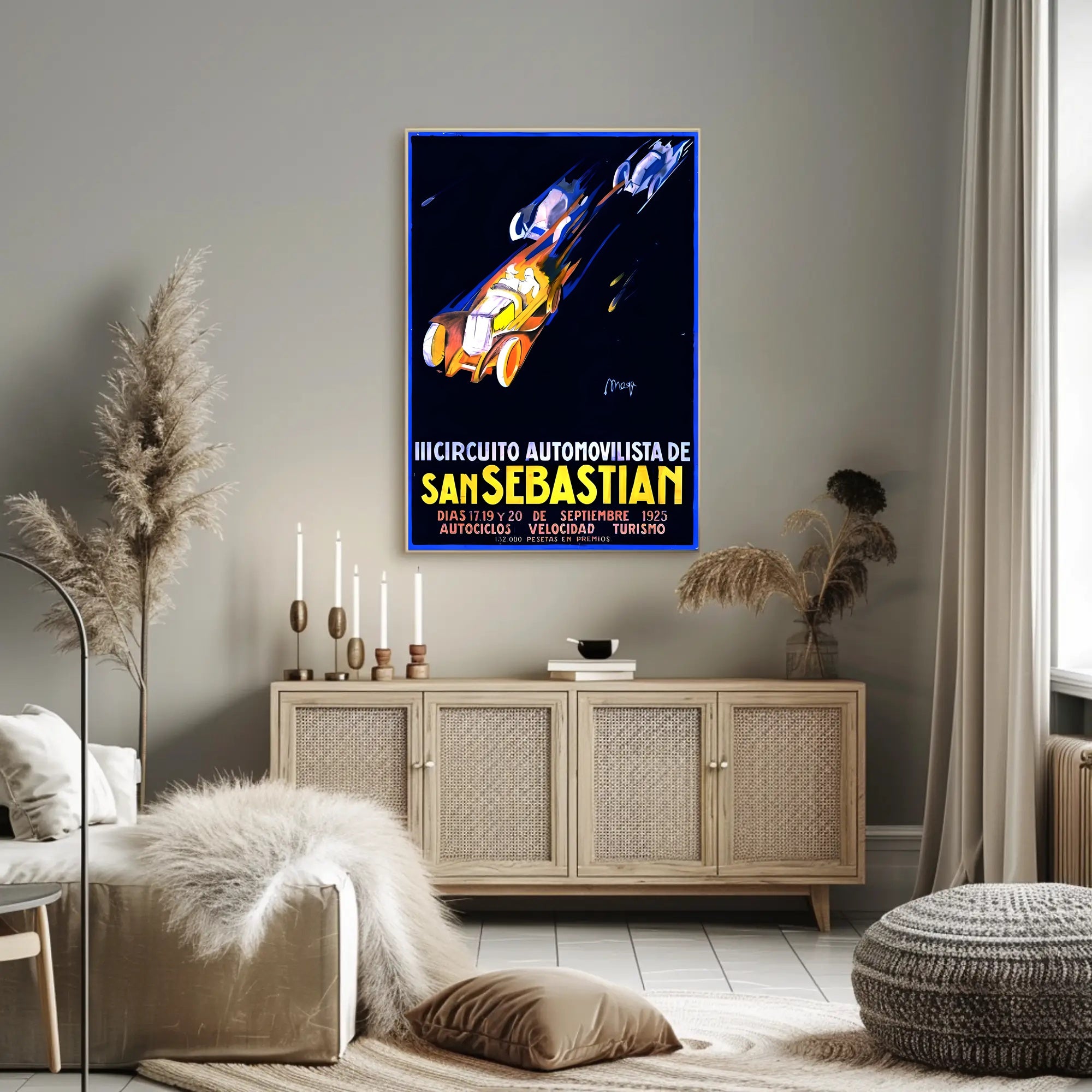 III Circuito Automovilista de San Sebastián Poster