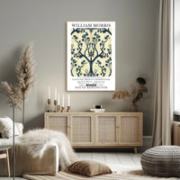 William Morris Cotton Prints Exhibition Poster