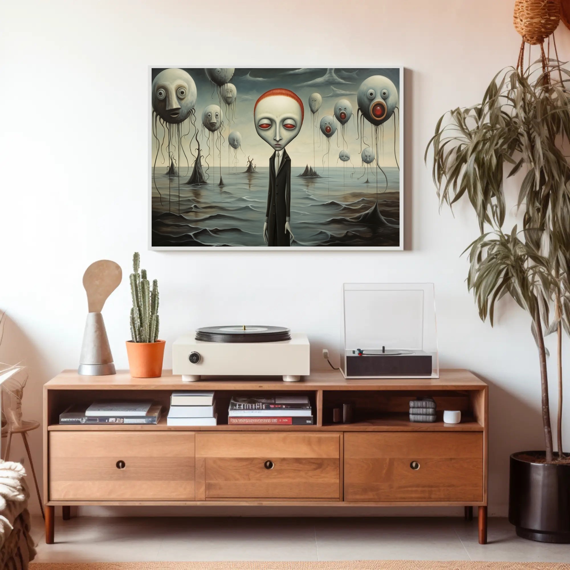Eerie Surrealism: Dreamy Otherworldly Art Poster - Artistic Poster