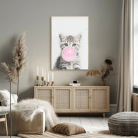 Bubblegum Kitten Poster