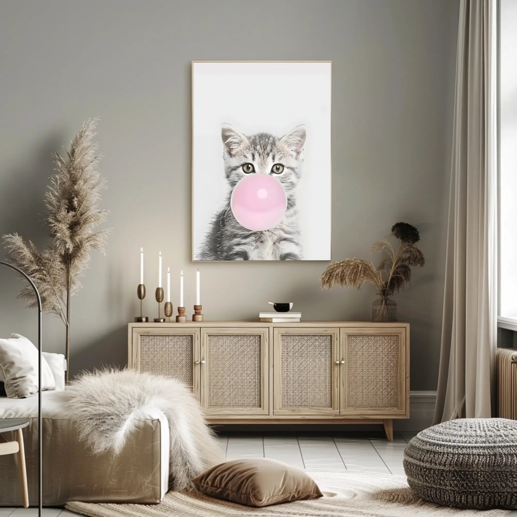 Bubblegum Kitten Poster