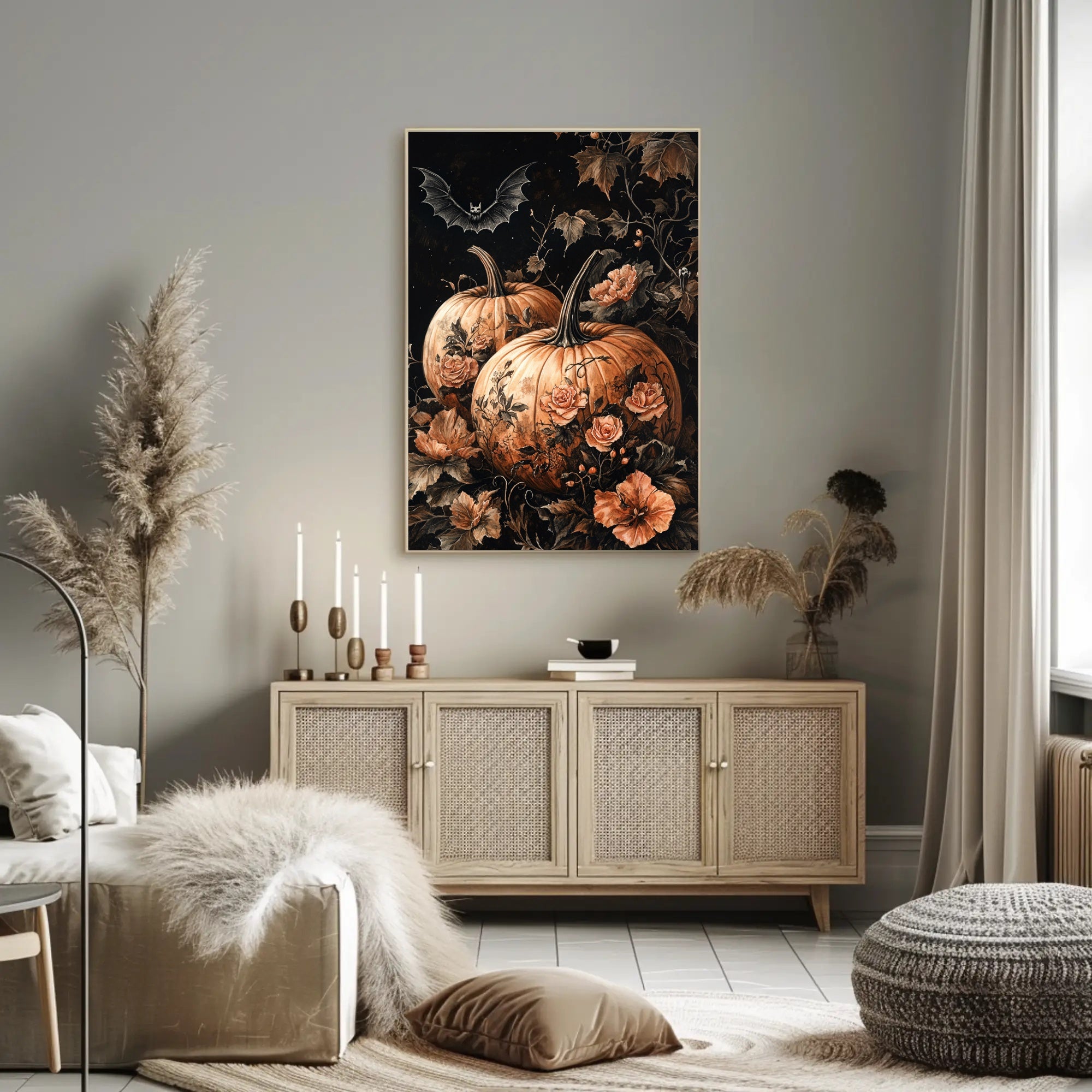 Enchanted Autumn Night Poster