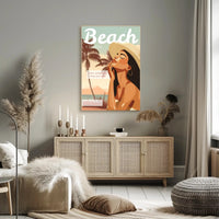Beach Fashion Collection Poster PosterGoat