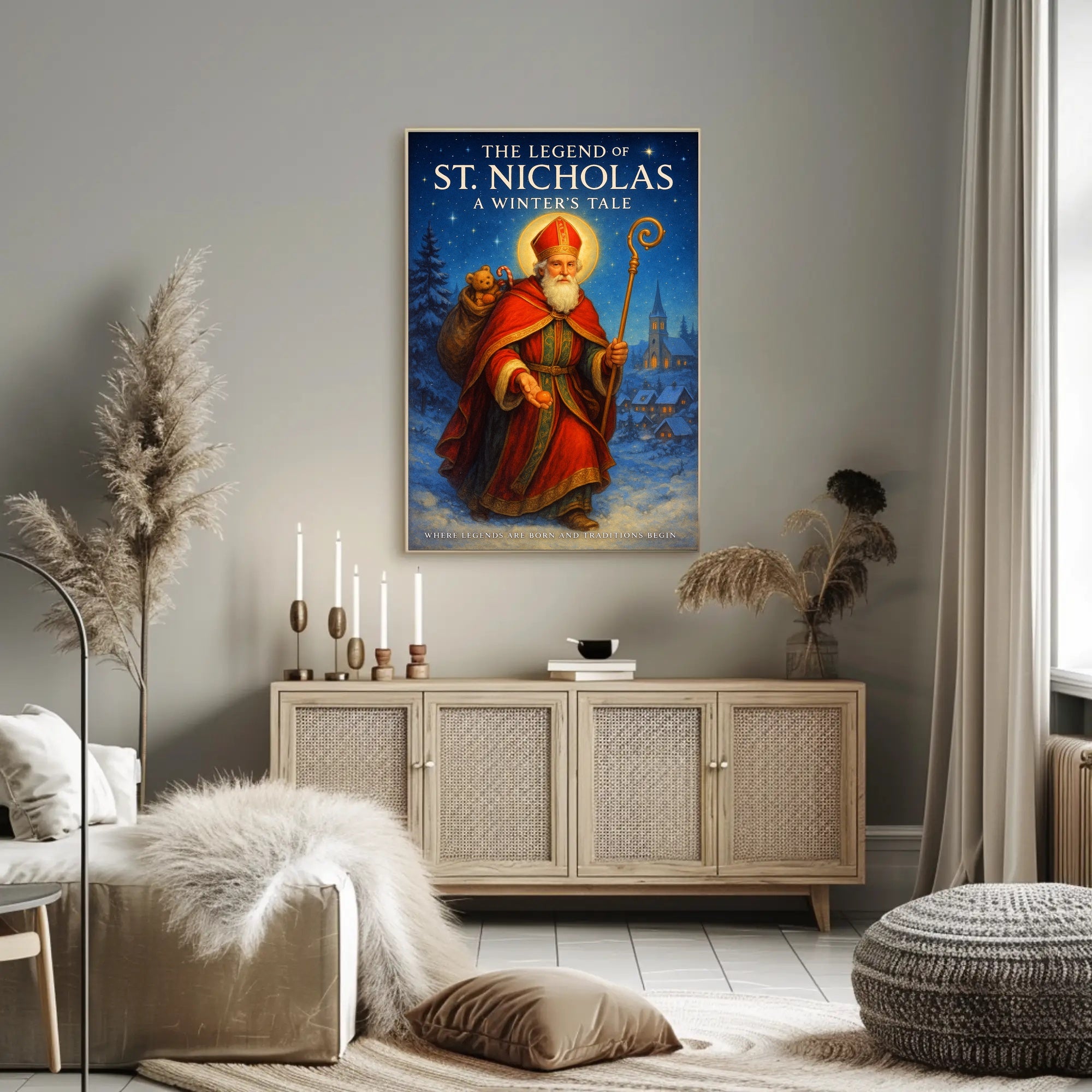 The Legend of St. Nicholas Poster PosterGoat