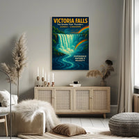Victoria Falls The Smoke That Thunders Poster