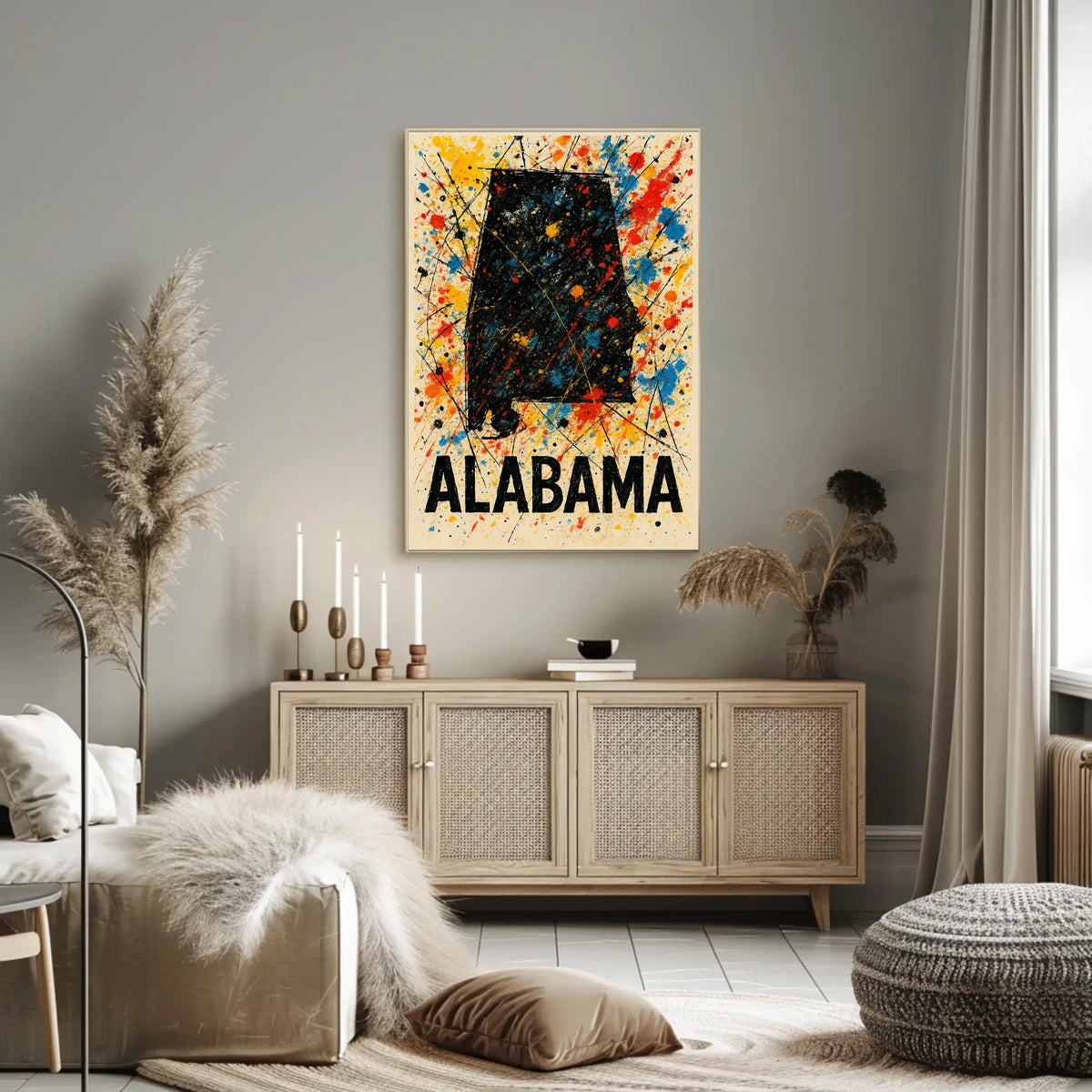 Alabama Art Poster