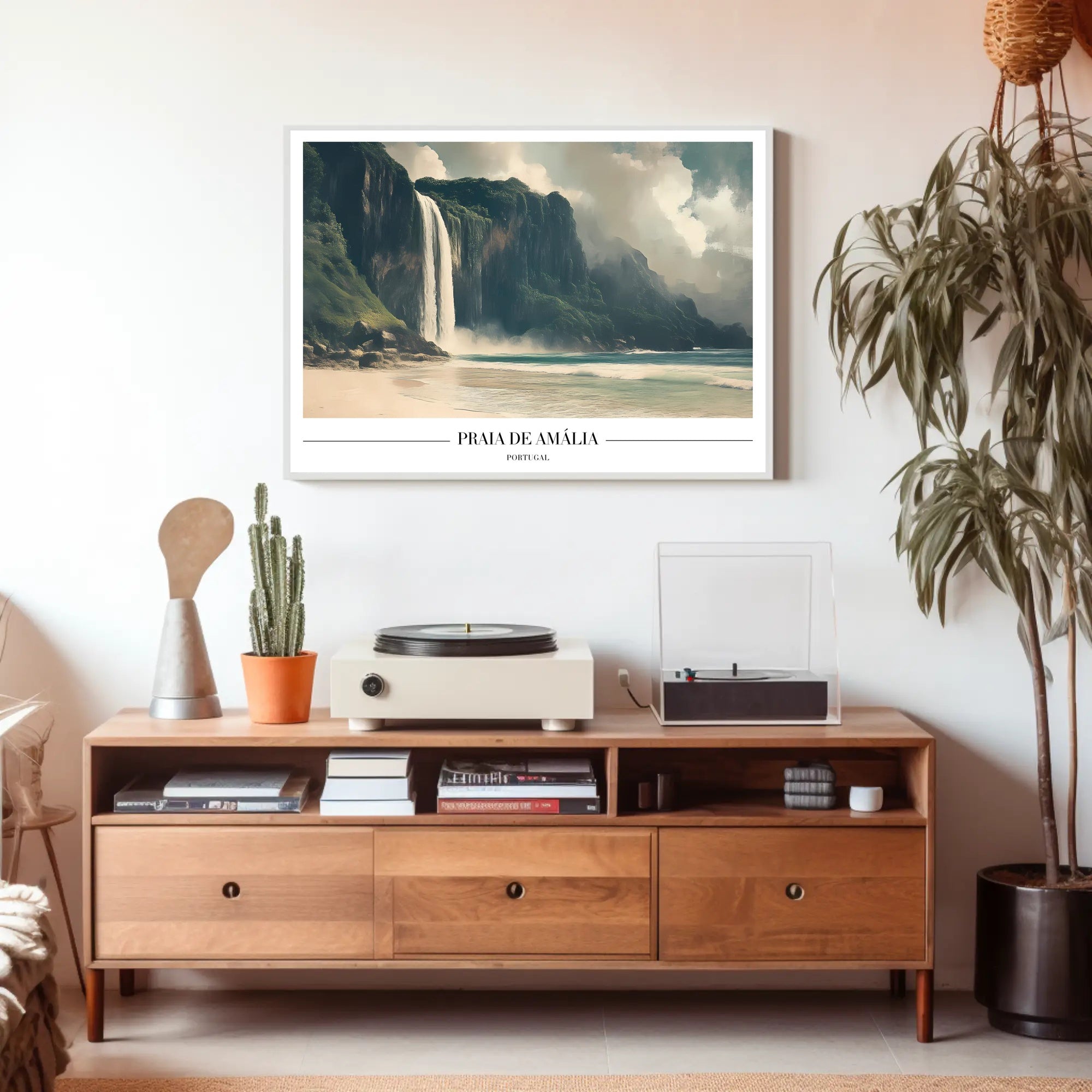 Serene Portugal Coastal Escape Travel Poster