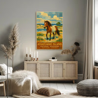 Assateague Island Seashore Coastal Wanderlust Poster