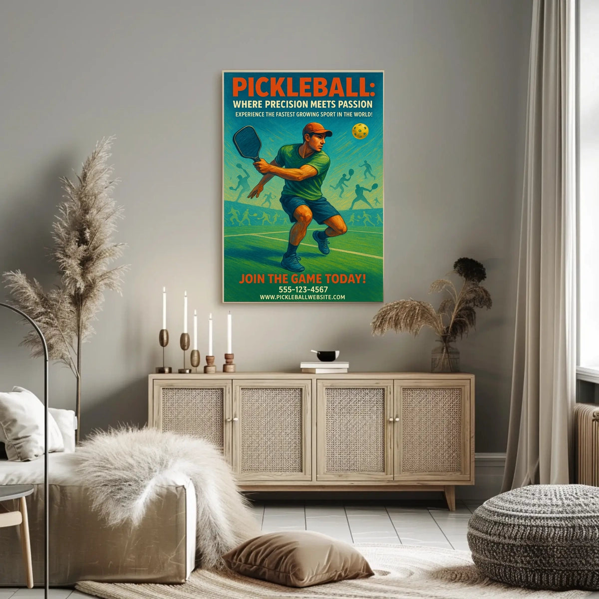 Pickleball Passion Poster