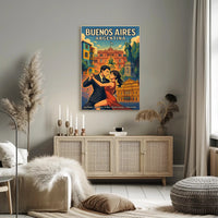 Buenos Aires Cultural Tapestry Poster PosterGoat