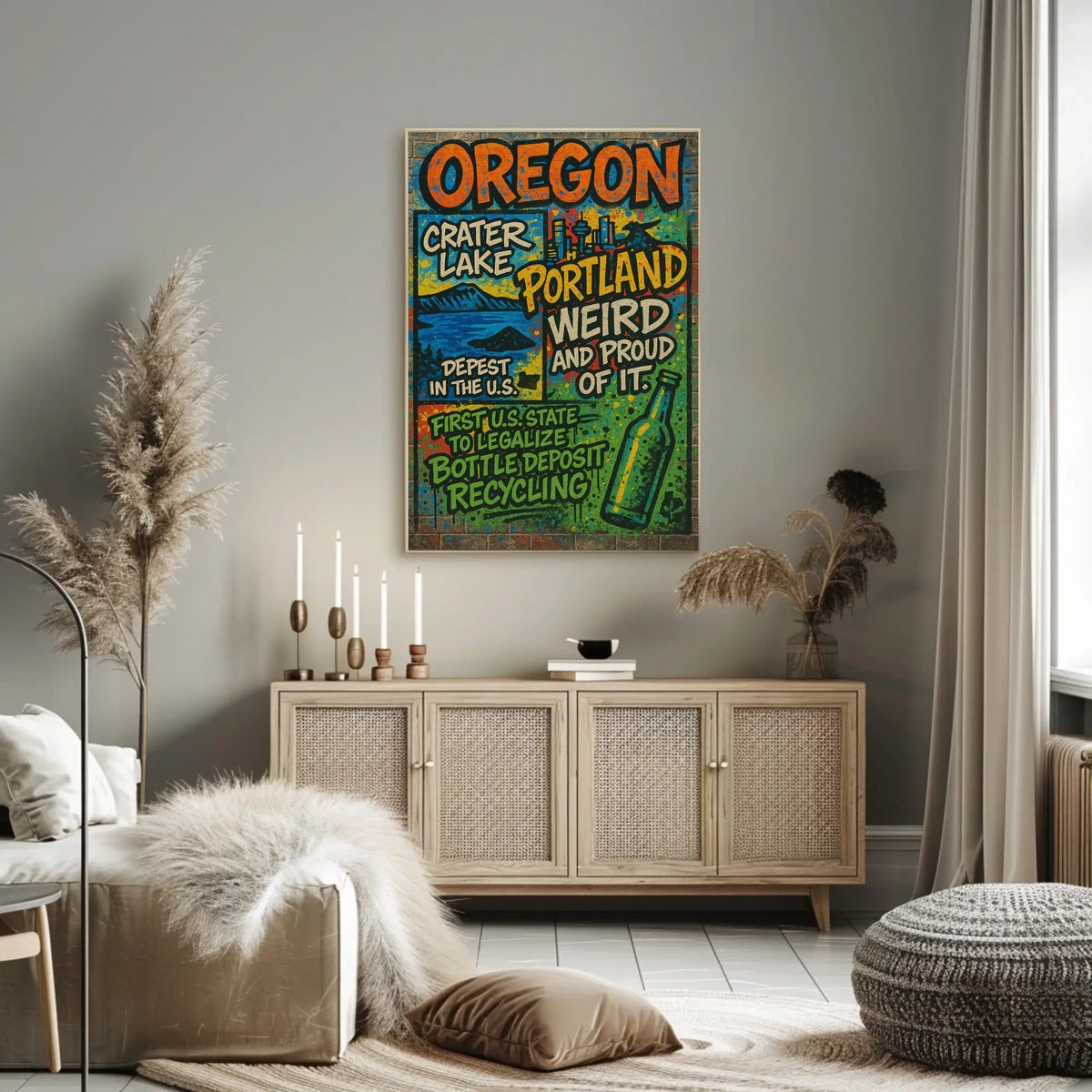 Oregon Highlights Poster